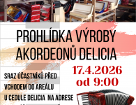 Exkurze Delicia 17.4.2026 Exkurze Delicia 17.4.2026