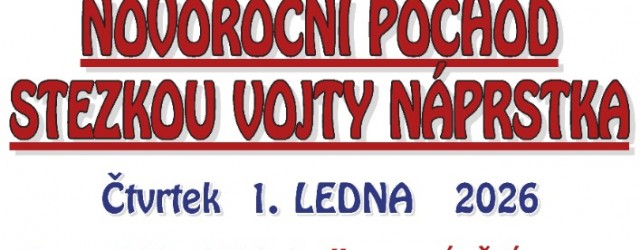 Plakat na Novoroční pochod 2026