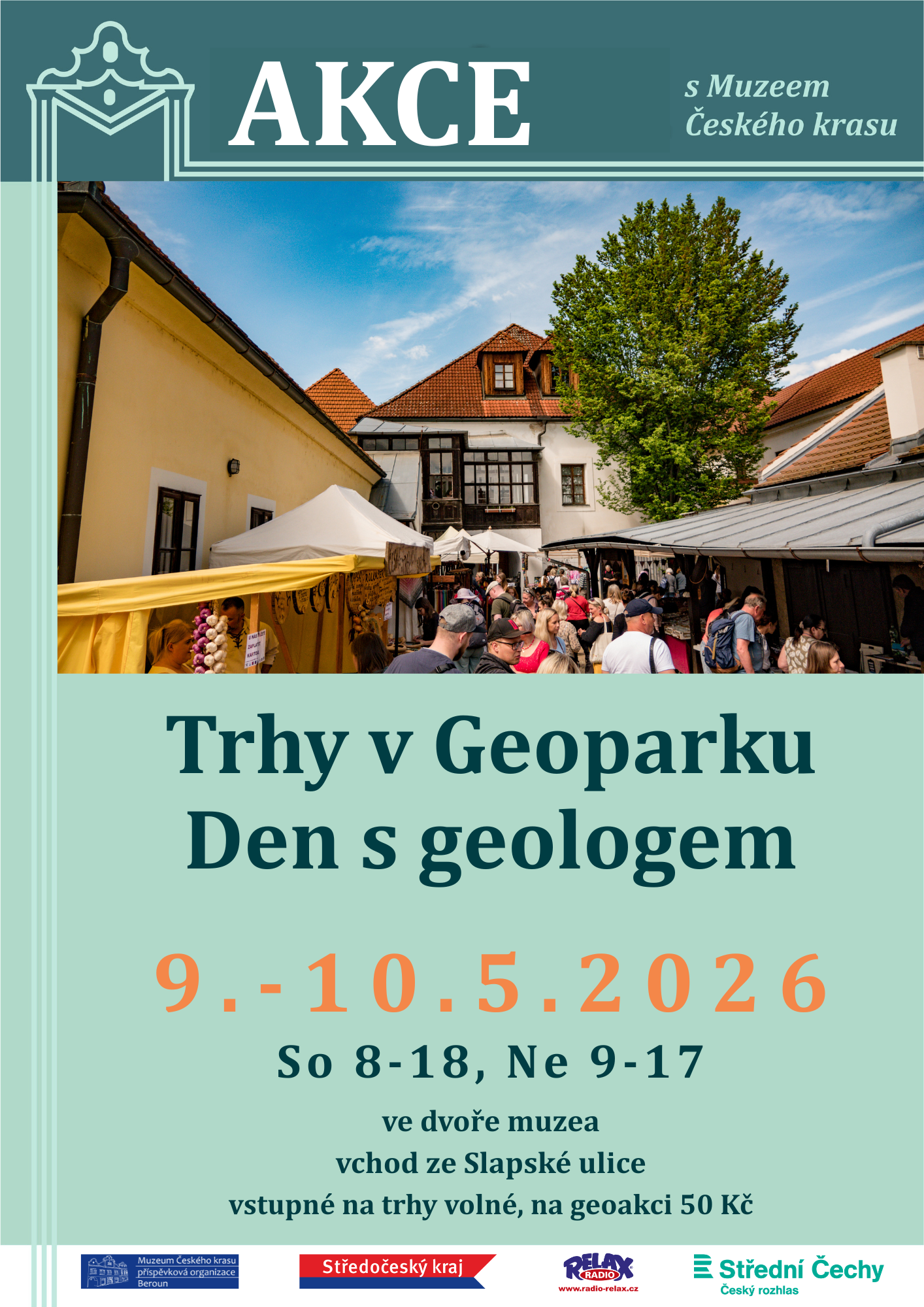 Trhy a Den s geologem květen