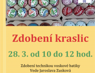 Zdobení kraslic 28.3. Zdobení kraslic 28.3.