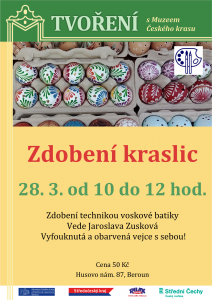 Zdobení kraslic 28.3.