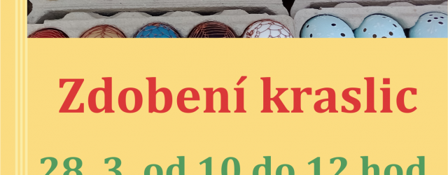 Zdobení kraslic 28.3.