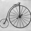 Velociped/cykel. Höghjuling från Hochrad and Holz, 1880-talet.